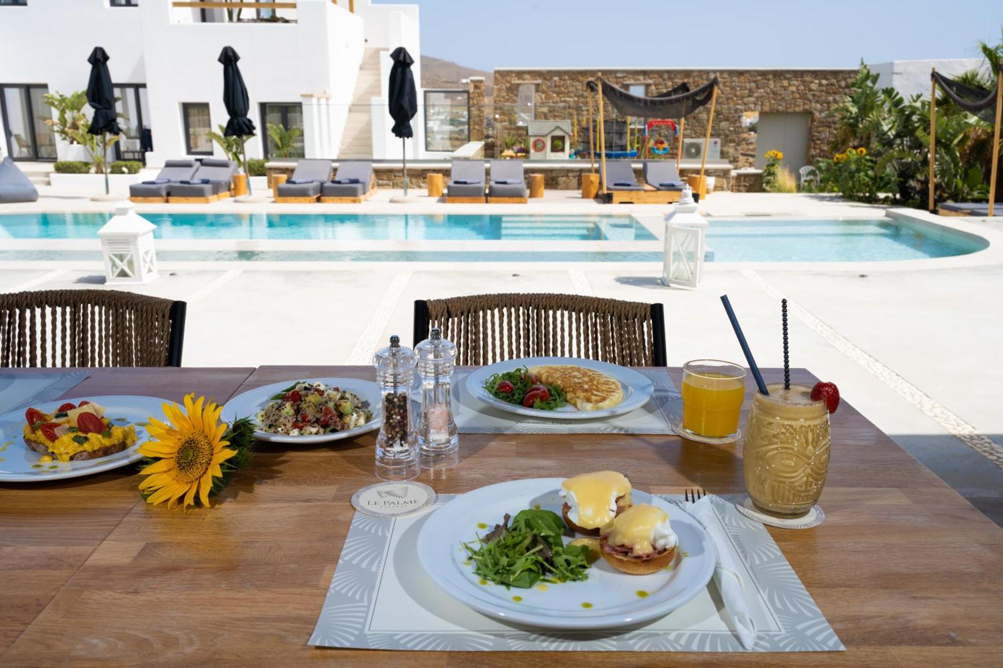 Готель Le Palme Mykonos Klouvas Екстер'єр фото